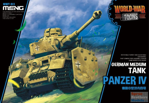 MNGWWT013 Meng World War Toons - German Medium Tank Panzer IV