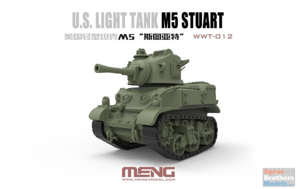 MNGWWT012 Meng World War Toons - US Light Tank M5 Stuart