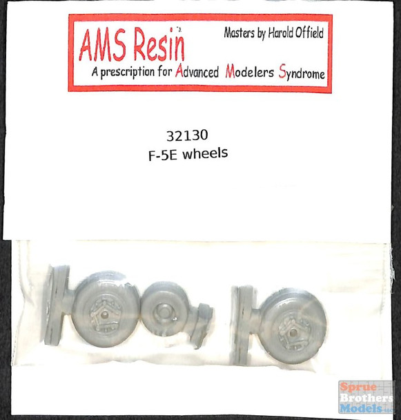 AMS32130 1:32 AMS Resin F-5E Tiger II Wheels