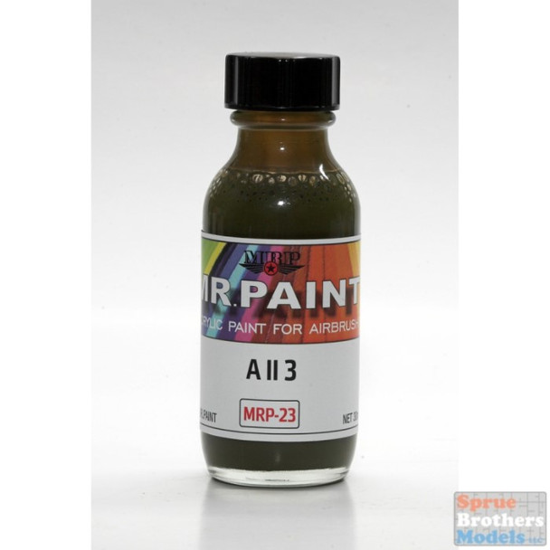 MRP023 MRP/Mr Paint - A ll 3 Green 30ml (for Airbrush only)