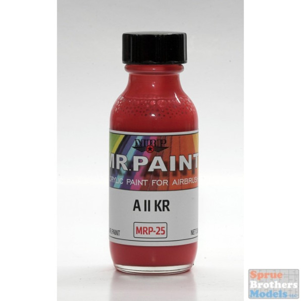 MRP025 MRP/Mr Paint - A ll KR Red 30ml (for Airbrush only)