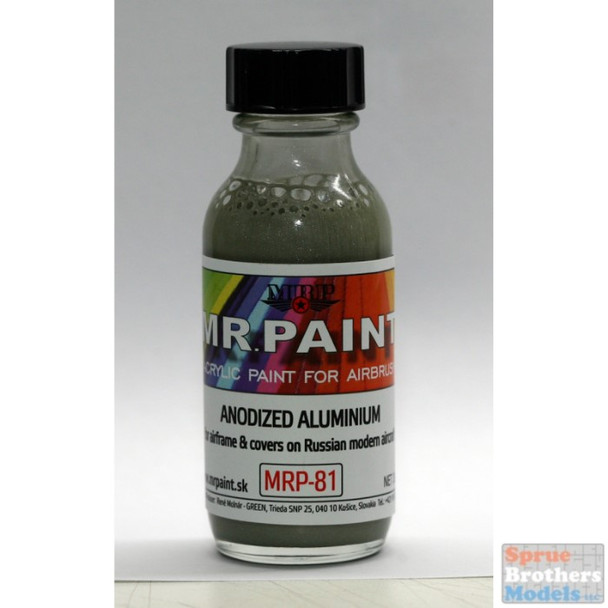 MRP081 MRP/Mr Paint - Anodized Aluminium 30ml (for Airbrush only)