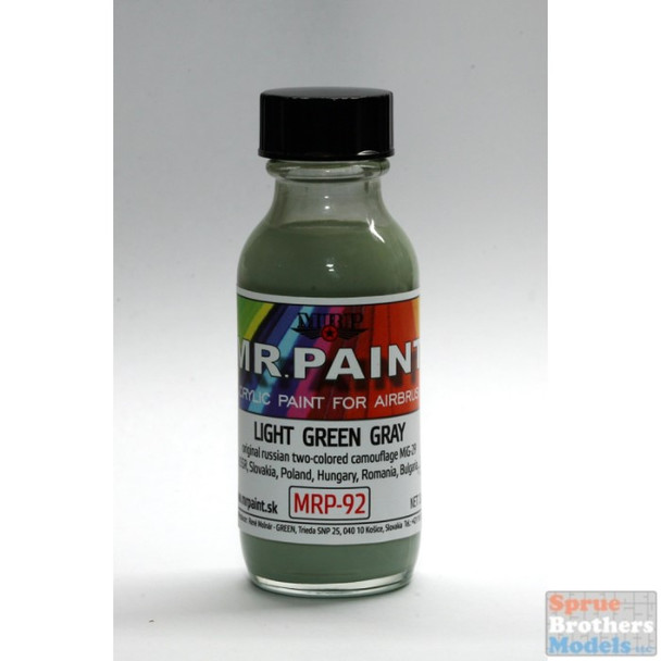 MRP092 MRP/Mr Paint - Light Green Grey Mig 29 two tone camo 30ml (for Airbrush only)