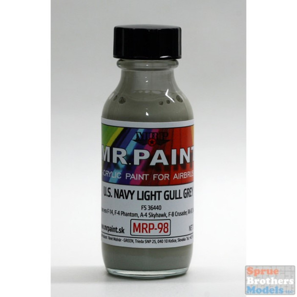 MRP098 MRP/Mr Paint - Light Gull Grey FS36440 ANA602 - US Navy 30ml (for Airbrush only)