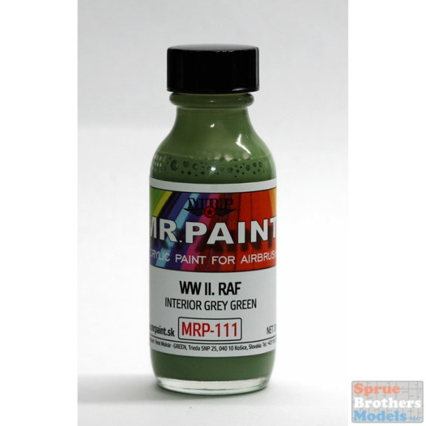 MRP111 MRP/Mr Paint - WW2 RAF Interior GreyGreen 30ml (for Airbrush only)
