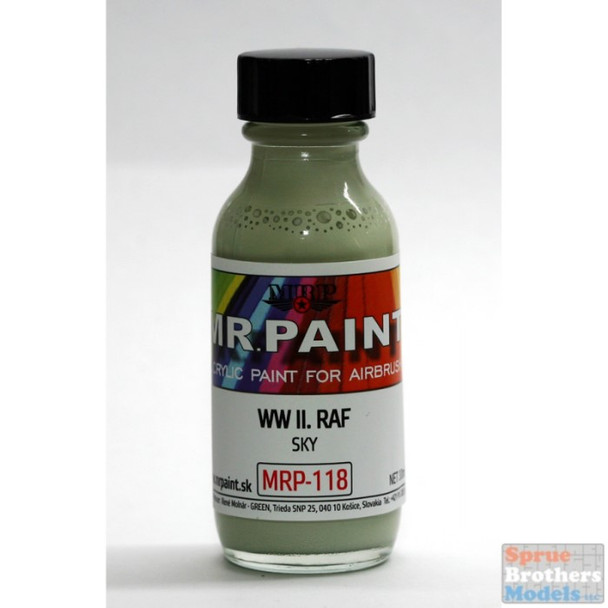 MRP118 MRP/Mr Paint - WW2 RAF Sky 30ml (for Airbrush only)