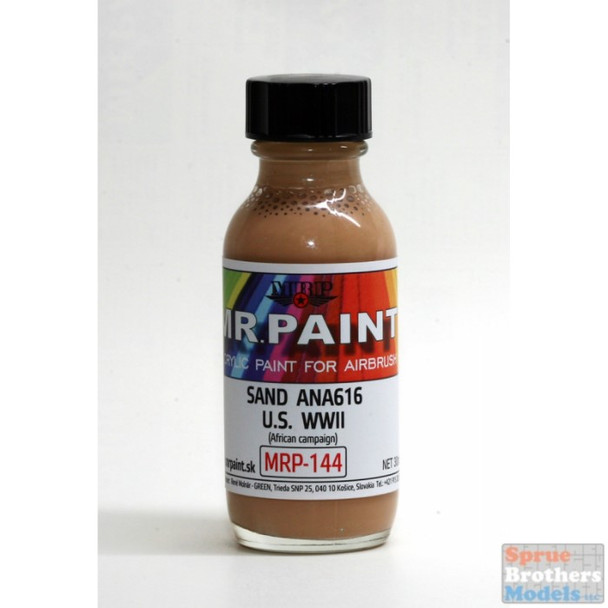 MRP144 MRP/Mr Paint - WW2 US Sand ANA616 30ml (for Airbrush only)