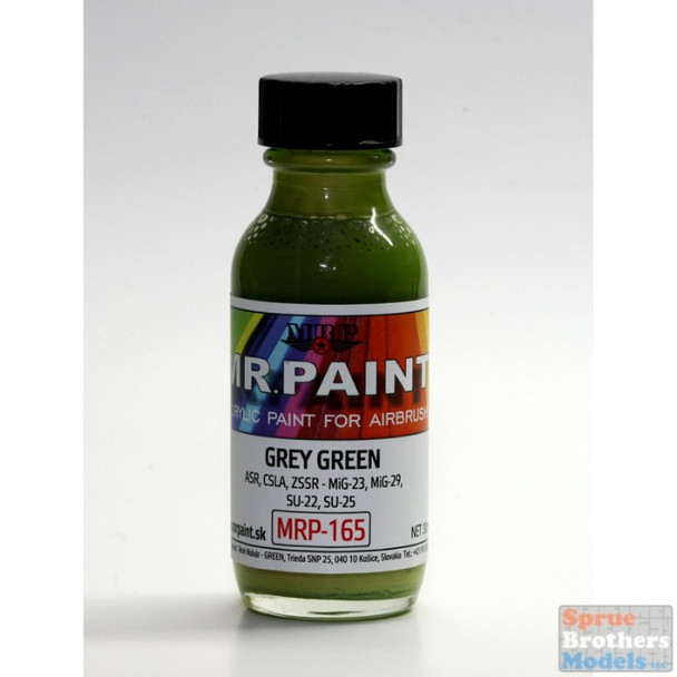 MRP165 MRP/Mr Paint - Grey Green Mig 23, Mig 29, Su 22, Su 25  30ml (for Airbrush only)