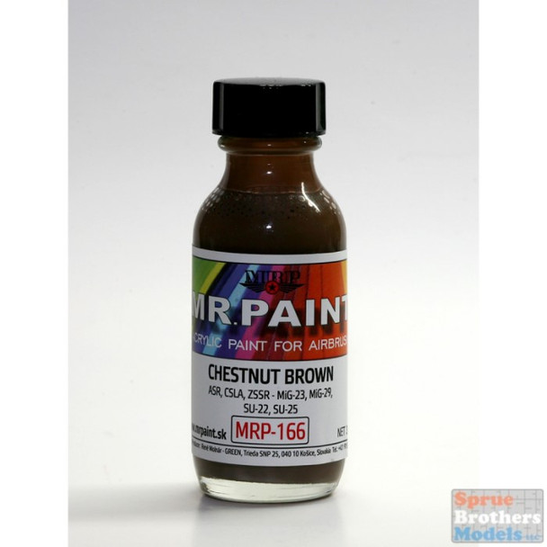 MRP166 MRP/Mr Paint - Chestnut Brown - Mig 23, Mig 29, Su 22, Su 25  30ml (for Airbrush only)