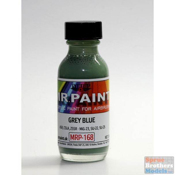 MRP168 MRP/Mr Paint - Grey Blue - Mig 23, Mig 29, Su 22, Su 25  30ml (for Airbrush only)