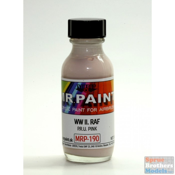 MRP190 MRP/Mr Paint - WW2 RAF - P.RU. Pink 30ml  (for Airbrush only)