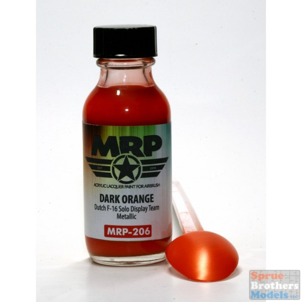 MRP206 MRP/Mr Paint - Dark Orange - Dutch F-16 Demoteam 30ml  (for Airbrush only)