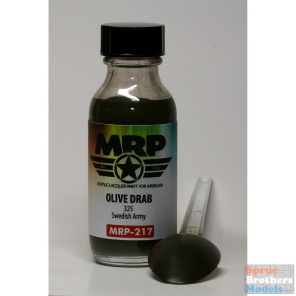MRP217 MRP/Mr Paint - Olive Drab 325 Modern Swedish AF 30ml (for Airbrush only)