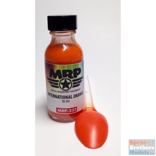 MRP232 MRP/Mr Paint - International Orange BS592 30ml (for Airbrush only)