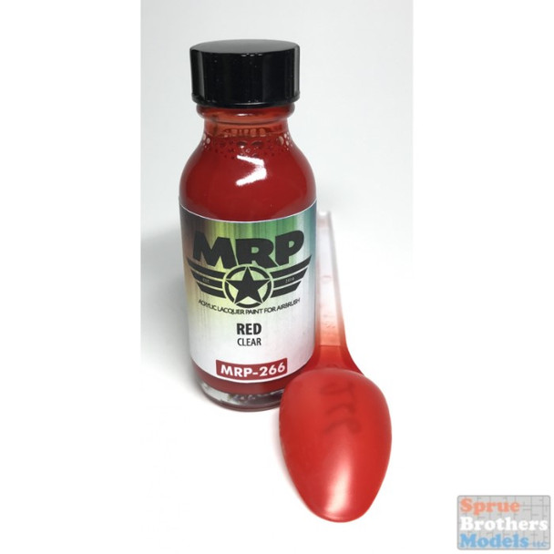 MRP266 MRP/Mr Paint - Red (Clear) 30ml (for Airbrush only)