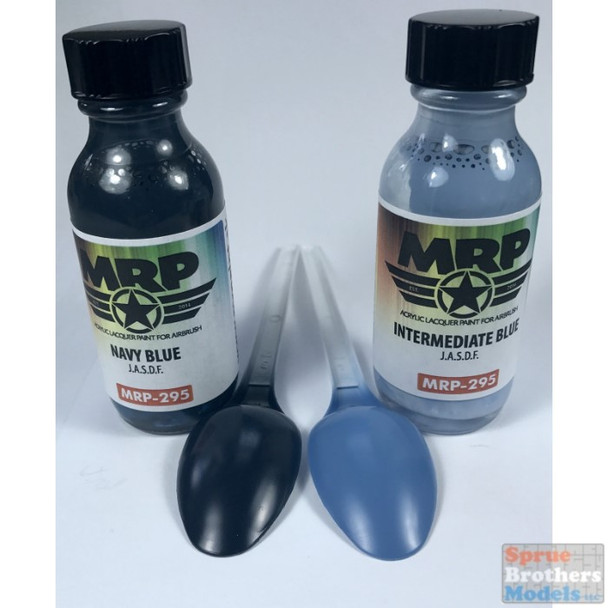 MRP295 MRP/Mr Paint - Navy Blue + Intermediate Blue (J.A.S.D.F.) 2 Bottles 30ml (for Airbrush only)