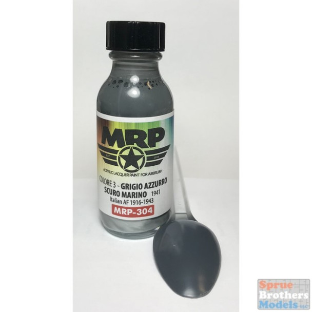 MRP304 MRP/Mr Paint - Colore 3 - Grigio Azzurro Scuro Marino - 1941 (Italian AF 1916-43) 30ml (for Airbrush only)