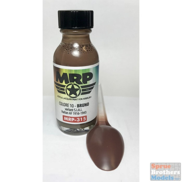 MRP315 MRP/Mr Paint - Colore 10 -  Bruno Variant S.I.A.I. (Italian AF 1916-43) 30ml (for Airbrush only)