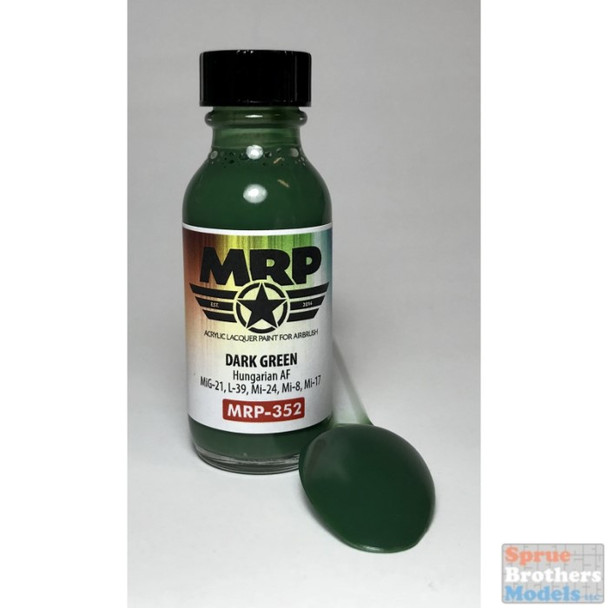 MRP352 MRP/Mr Paint - Dark Green  (Hungarian AF) 30ml (for Airbrush only)