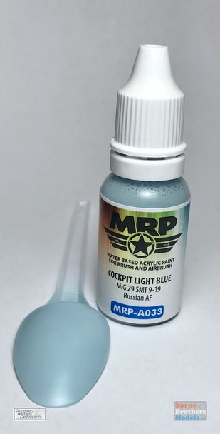 MRPA033A-(UP) MRP Aqua Paint Line - Cockpit Light Blue (Mig-29 SMT 9-19) Russian AF 17ml