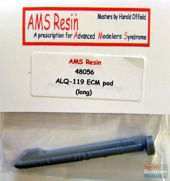 AMS48056 1:48 AMS Resin ALQ-119 ECM Pod (Long)