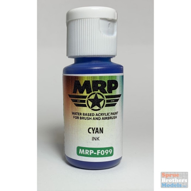 MRPF099F MRP Aqua Figure Paint Line - Cyan - Ink 17ml