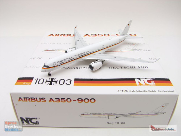 NGM39005 1:400 NG Model Luftwaffe Airbus A350-900 Reg #10+3 (pre-painted/pre-built)