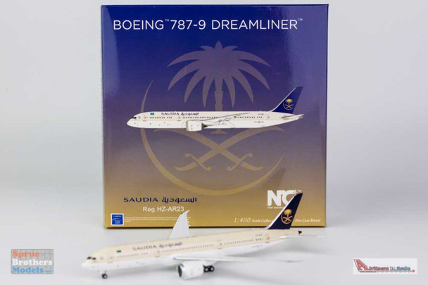 NGM55059 1:400 NG Model Saudi Arabian Airlines B787-9 Reg #HZ-AR23 (pre-painted/pre-built)