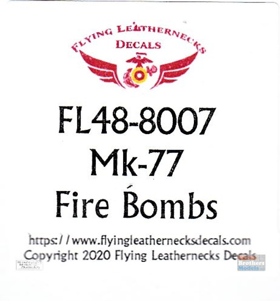 ORDFL488007 1:48 Flying Leathernecks - Mk.77 Fire Bombs Set (2 bombs)