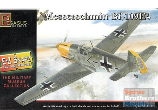 PEG8412 1:48 Pegasus EZ Snap Messerschmitt Bf109E-4 #8412