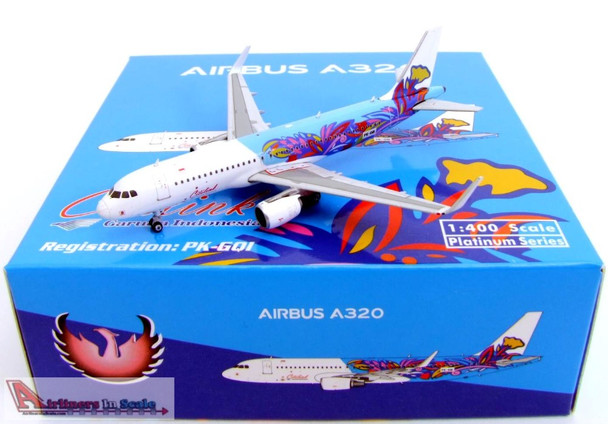 PHX11565 1:400 Phoenix Model CitiLink Airbus A320-200(S) Reg #PK-GQI (pre-painted/pre-built)