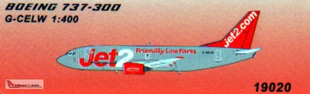 PND19020 1:400 PandaModel Jet2 Boeing 737-300F Reg #G-CELW (pre-painted/pre-built)