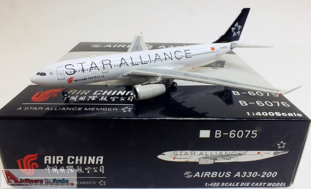 PNDPM19005 1:400 PandaModel Air China Airbus A330-200 Reg #B-6076 Star Alliance (pre-painted/pre-built)