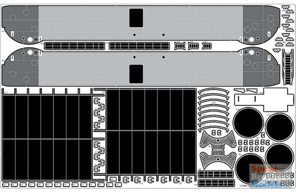 PONF23008 1:200 Pontos Model Detail Up Set - IJN Mikasa 1905 (MRT/TRP kit)