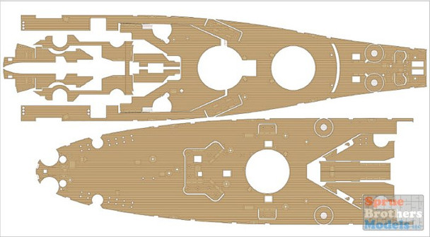 PONF37026FN 1:350 Pontos Model Advanced Detail Set - USS Missouri BB-63 1945 with Teak Tone Wooden Deck (TAM kit)