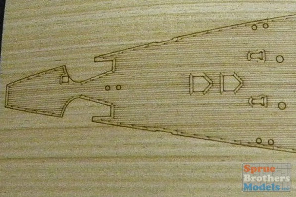 PONWD35012 1:350 Pontos Model Wood Deck - DKM Scharnhorst Type 1 (DRA kit) #35012WD1