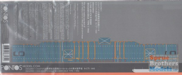 PONWD35032 1:350 Pontos Model Wood Deck - USS Essex CV-9 Type 1