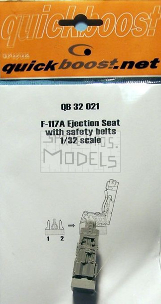 QBT32021 1:32 Quickboost F-117A Nighthawk Ejection Seat with Safety Belts #32021