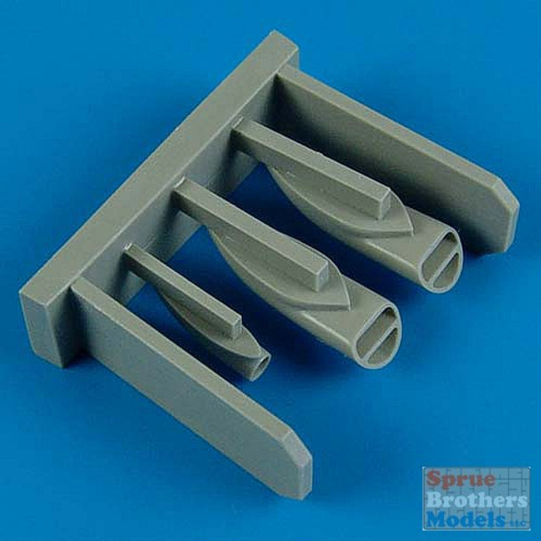 QBT32108 1:32 Quickboost MiG-23 Flogger Air Scoops (TRP kit) #32108