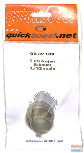 QBT32189 1:32 Quickboost T-28 Trojan Exhaust (KTH kit)