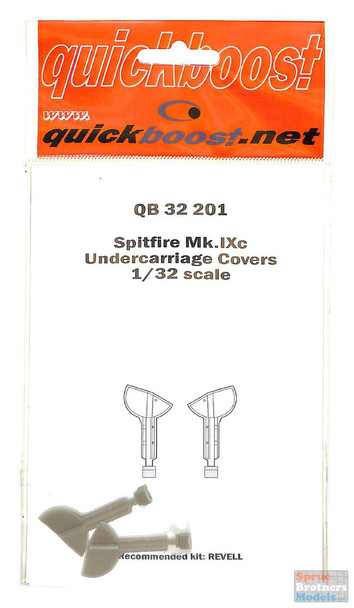 QBT32201 1:32 Quickboost Spitfire Mk.IXc Undercarriage Covers (REV kit)