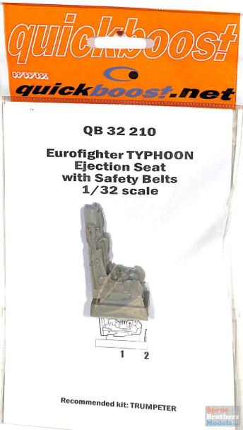 QBT32210 1:32 Quickboost Eurofighter Typhoon Ejection Seat with Safety Belts (TRP kit)
