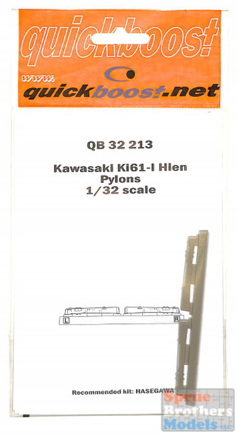 QBT32213 1:32 Quickboost Ki-61-Id Hien Pylons (HAS kit)