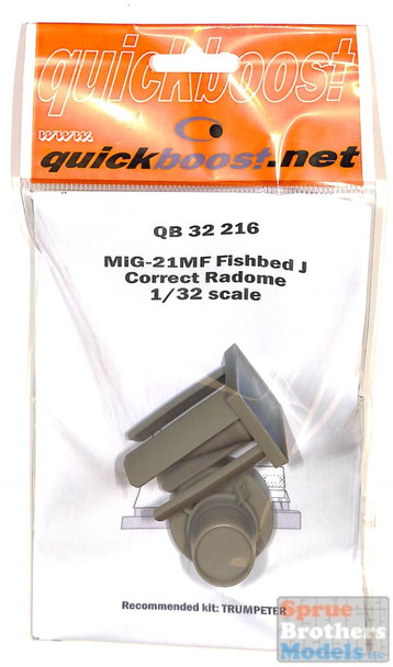 QBT32216 1:32 Quickboost MiG-21MF Fishbed J Correct Radome (TRP kit)