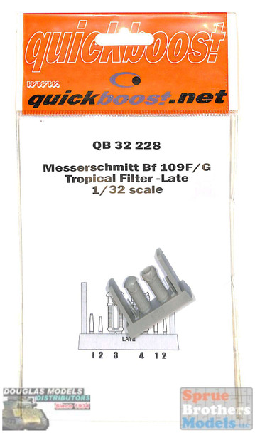 QBT32228 1:32 Quickboost Bf109F Bf109G Tropical Filter-Late