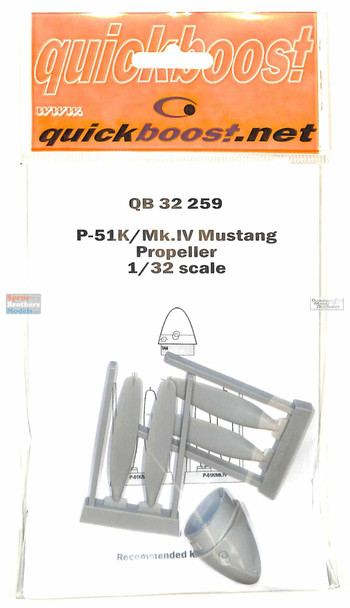 QBT32259 1:32 Quickboost P-51K / Mk.IV Mustang Propeller (TAM kit)