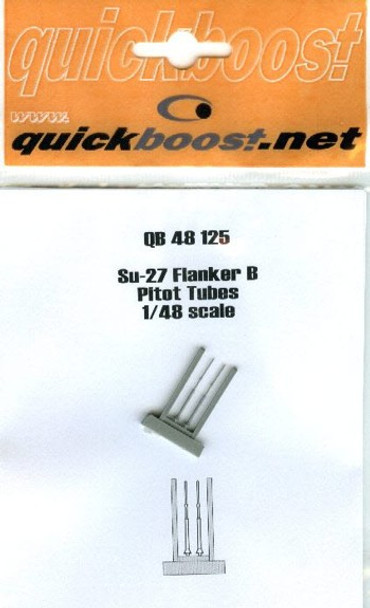 QBT48125 1:48 Quickboost Su-27 Flanker B Pitot Tubes (TRP kit) #48125