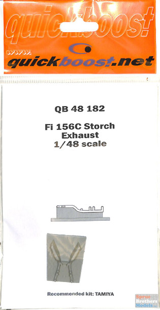 QBT48182 1:48 Quickboost Fi 156C Storch Exhaust (TAM kit)