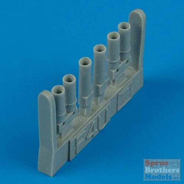 QBT48186 1:48 Quickboost F4U-7 Corsair Exhaust (HAS kit) #48186