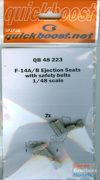 QBT48223 1:48 Quickboost F-14A/B Tomcat Ejection Sets with Safety Belts #48223